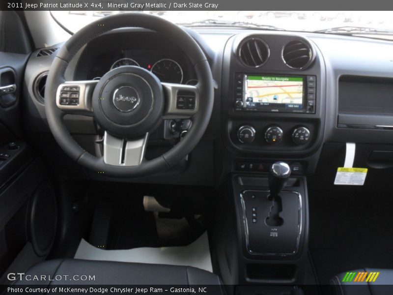 Mineral Gray Metallic / Dark Slate Gray 2011 Jeep Patriot Latitude X 4x4