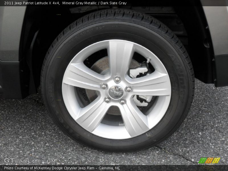 Mineral Gray Metallic / Dark Slate Gray 2011 Jeep Patriot Latitude X 4x4