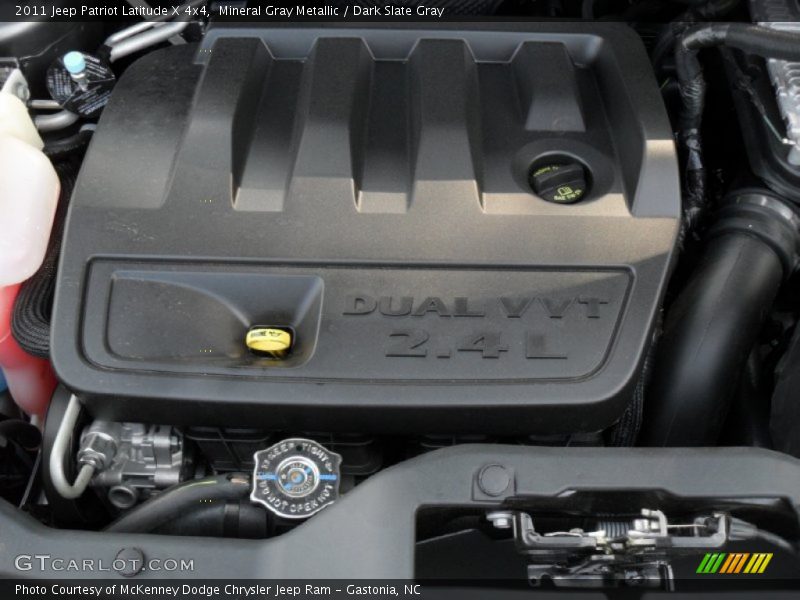 Mineral Gray Metallic / Dark Slate Gray 2011 Jeep Patriot Latitude X 4x4
