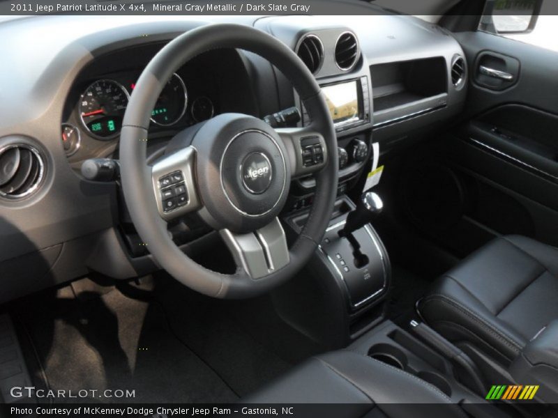 Mineral Gray Metallic / Dark Slate Gray 2011 Jeep Patriot Latitude X 4x4