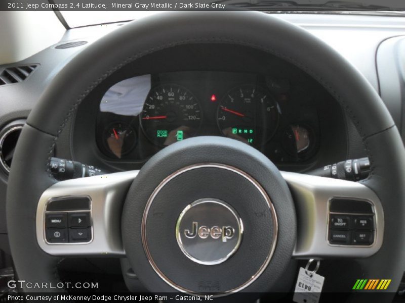 Mineral Gray Metallic / Dark Slate Gray 2011 Jeep Compass 2.4 Latitude