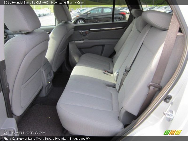  2011 Santa Fe GLS AWD Gray Interior