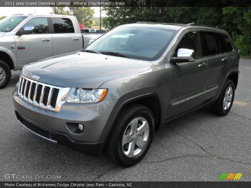 Mineral Gray Metallic / Black 2011 Jeep Grand Cherokee Limited