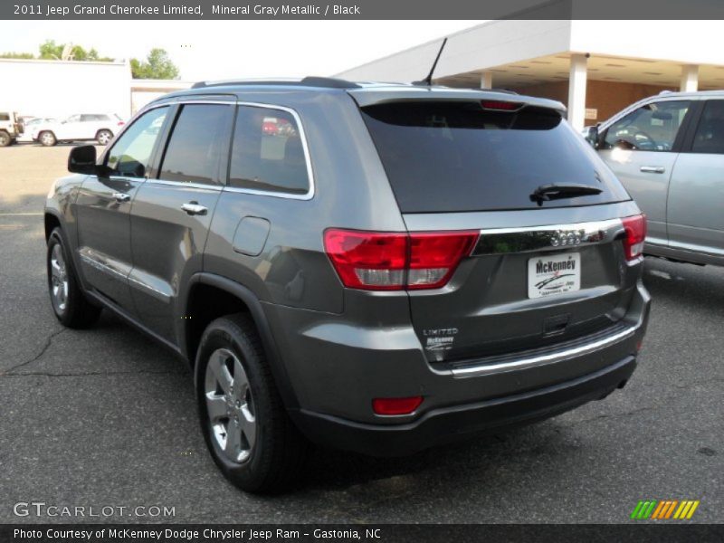 Mineral Gray Metallic / Black 2011 Jeep Grand Cherokee Limited