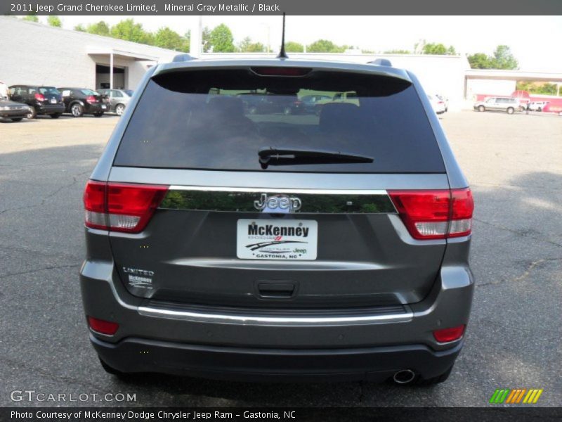 Mineral Gray Metallic / Black 2011 Jeep Grand Cherokee Limited