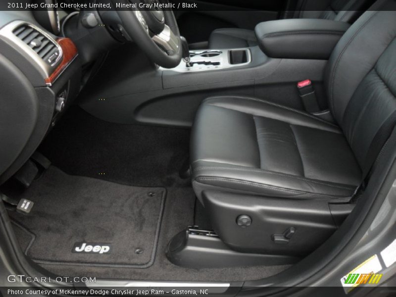 Mineral Gray Metallic / Black 2011 Jeep Grand Cherokee Limited