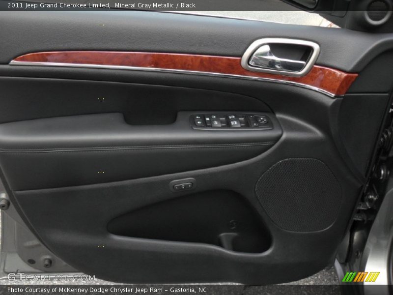 Mineral Gray Metallic / Black 2011 Jeep Grand Cherokee Limited