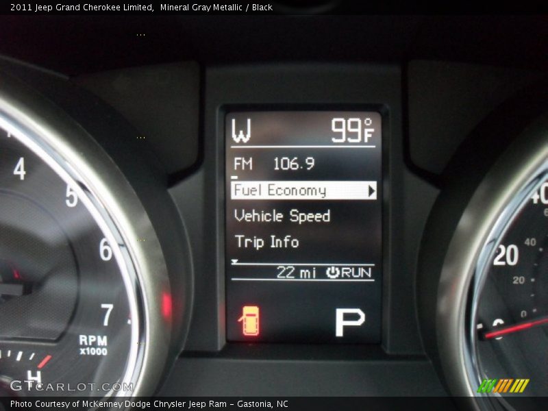 Mineral Gray Metallic / Black 2011 Jeep Grand Cherokee Limited