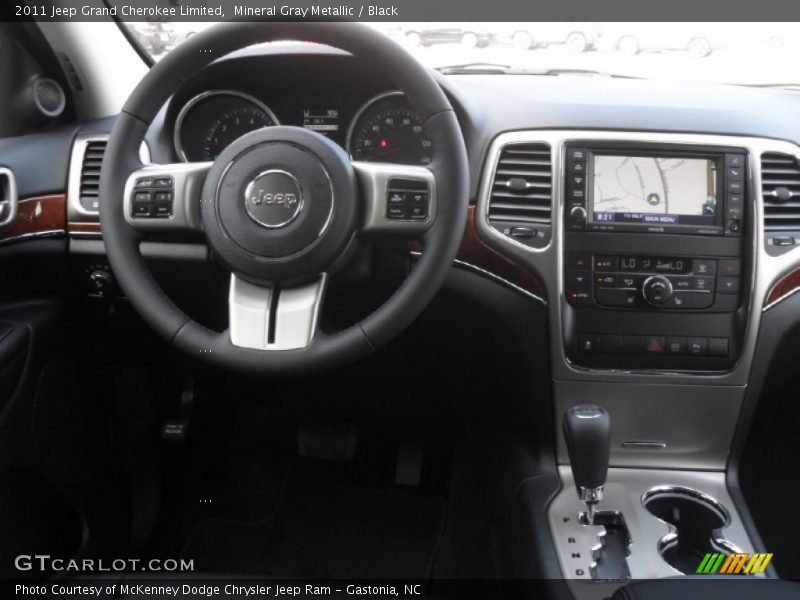 Mineral Gray Metallic / Black 2011 Jeep Grand Cherokee Limited