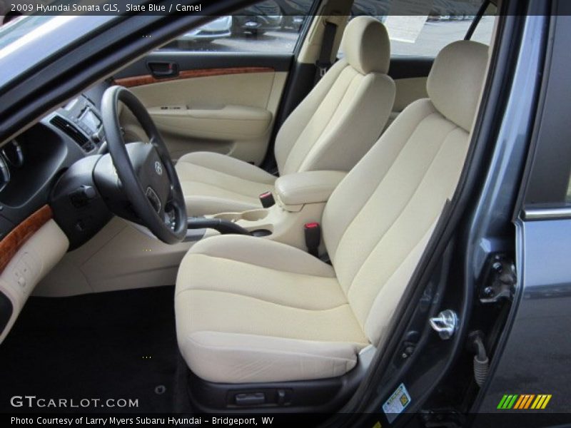 Slate Blue / Camel 2009 Hyundai Sonata GLS