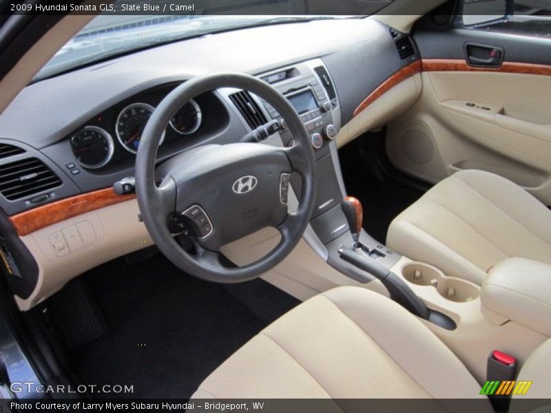 Slate Blue / Camel 2009 Hyundai Sonata GLS