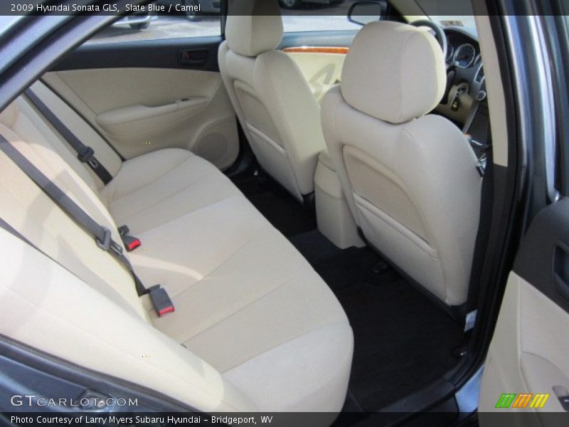 Slate Blue / Camel 2009 Hyundai Sonata GLS