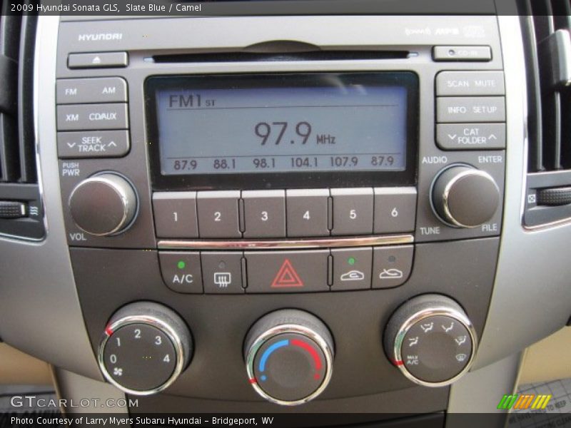 Slate Blue / Camel 2009 Hyundai Sonata GLS