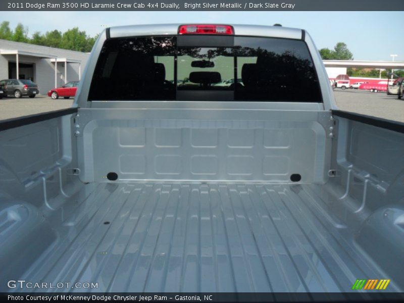 Bright Silver Metallic / Dark Slate Gray 2011 Dodge Ram 3500 HD Laramie Crew Cab 4x4 Dually