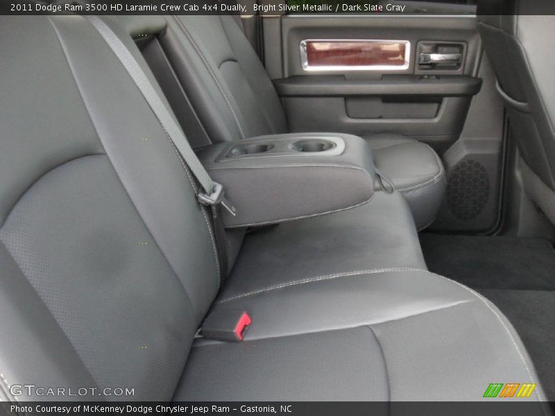 Bright Silver Metallic / Dark Slate Gray 2011 Dodge Ram 3500 HD Laramie Crew Cab 4x4 Dually