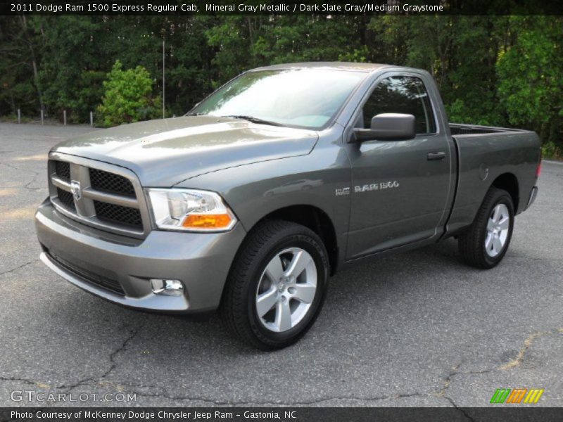 Mineral Gray Metallic / Dark Slate Gray/Medium Graystone 2011 Dodge Ram 1500 Express Regular Cab