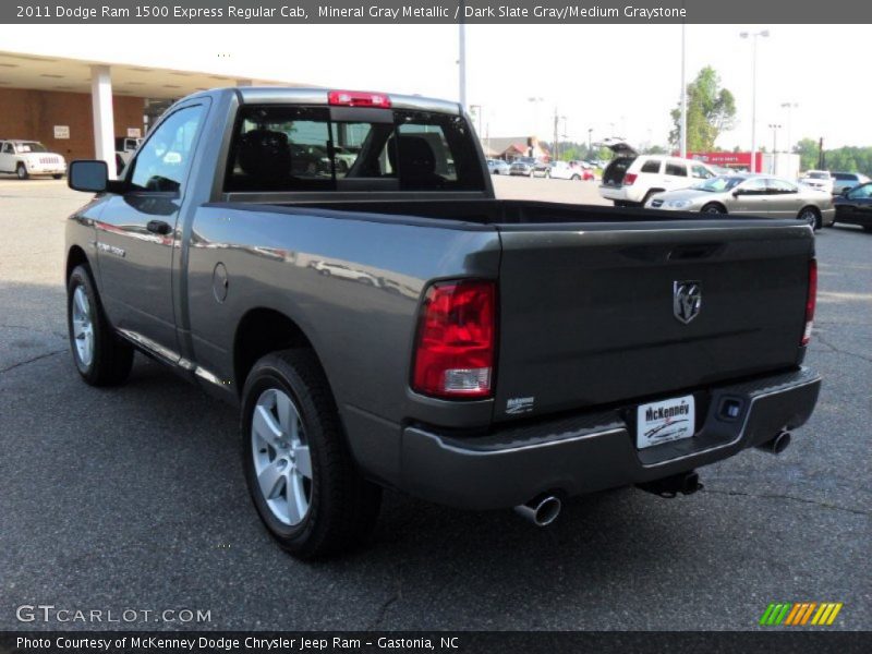 Mineral Gray Metallic / Dark Slate Gray/Medium Graystone 2011 Dodge Ram 1500 Express Regular Cab