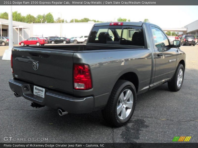 Mineral Gray Metallic / Dark Slate Gray/Medium Graystone 2011 Dodge Ram 1500 Express Regular Cab