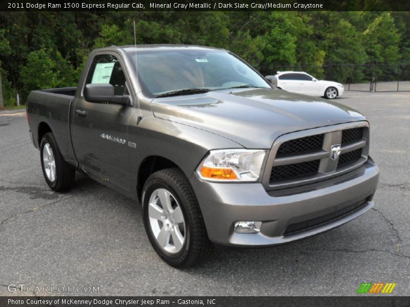 Mineral Gray Metallic / Dark Slate Gray/Medium Graystone 2011 Dodge Ram 1500 Express Regular Cab