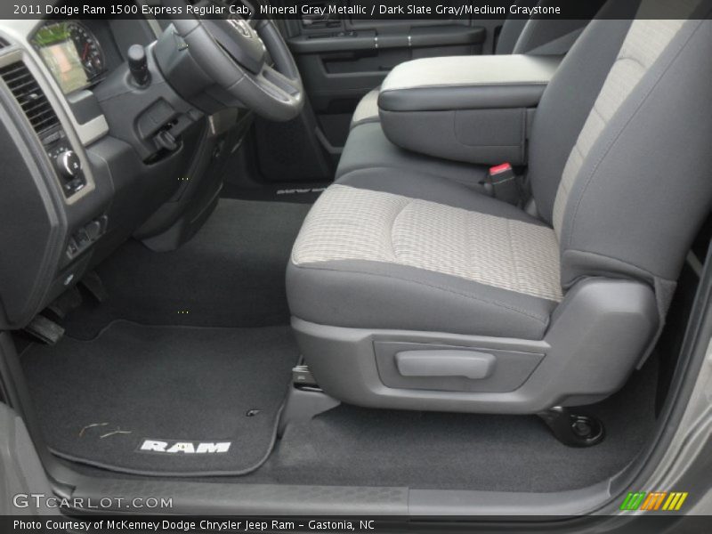 Mineral Gray Metallic / Dark Slate Gray/Medium Graystone 2011 Dodge Ram 1500 Express Regular Cab