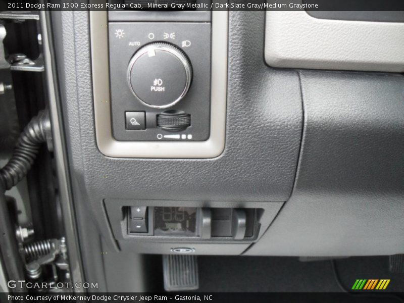 Mineral Gray Metallic / Dark Slate Gray/Medium Graystone 2011 Dodge Ram 1500 Express Regular Cab