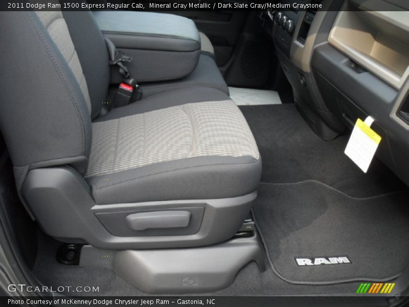 Mineral Gray Metallic / Dark Slate Gray/Medium Graystone 2011 Dodge Ram 1500 Express Regular Cab