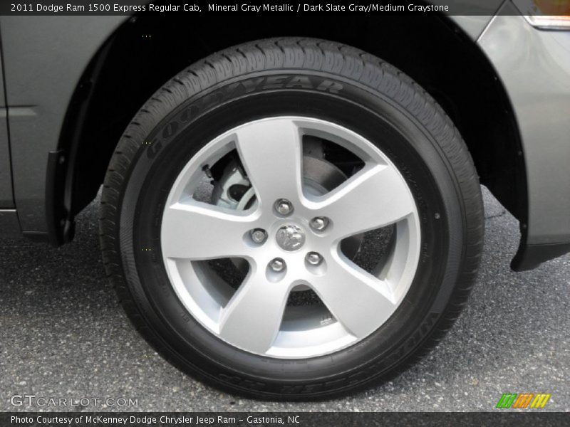 Mineral Gray Metallic / Dark Slate Gray/Medium Graystone 2011 Dodge Ram 1500 Express Regular Cab