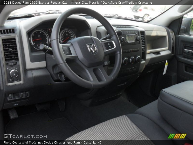 Mineral Gray Metallic / Dark Slate Gray/Medium Graystone 2011 Dodge Ram 1500 Express Regular Cab