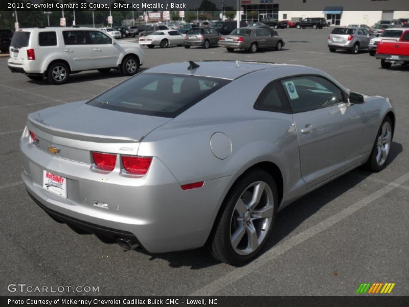 Silver Ice Metallic / Black 2011 Chevrolet Camaro SS Coupe