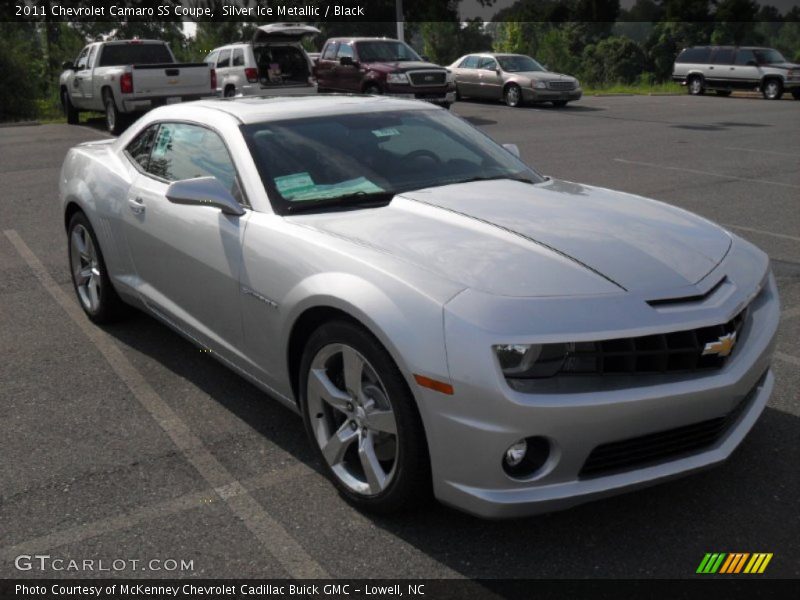 Silver Ice Metallic / Black 2011 Chevrolet Camaro SS Coupe