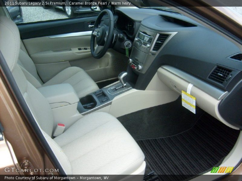 Caramel Bronze Pearl / Warm Ivory 2011 Subaru Legacy 2.5i Premium