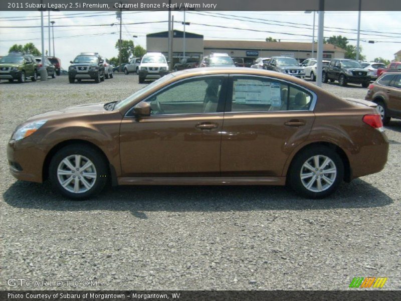 Caramel Bronze Pearl / Warm Ivory 2011 Subaru Legacy 2.5i Premium