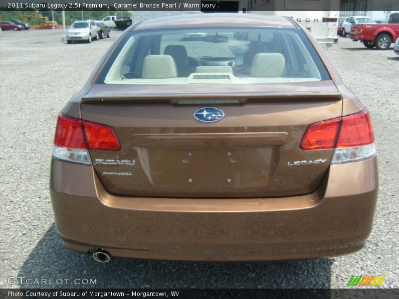 Caramel Bronze Pearl / Warm Ivory 2011 Subaru Legacy 2.5i Premium