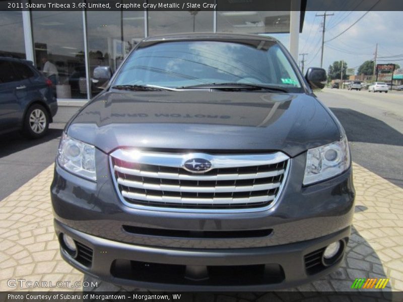 Graphite Gray Metallic / Slate Gray 2011 Subaru Tribeca 3.6R Limited