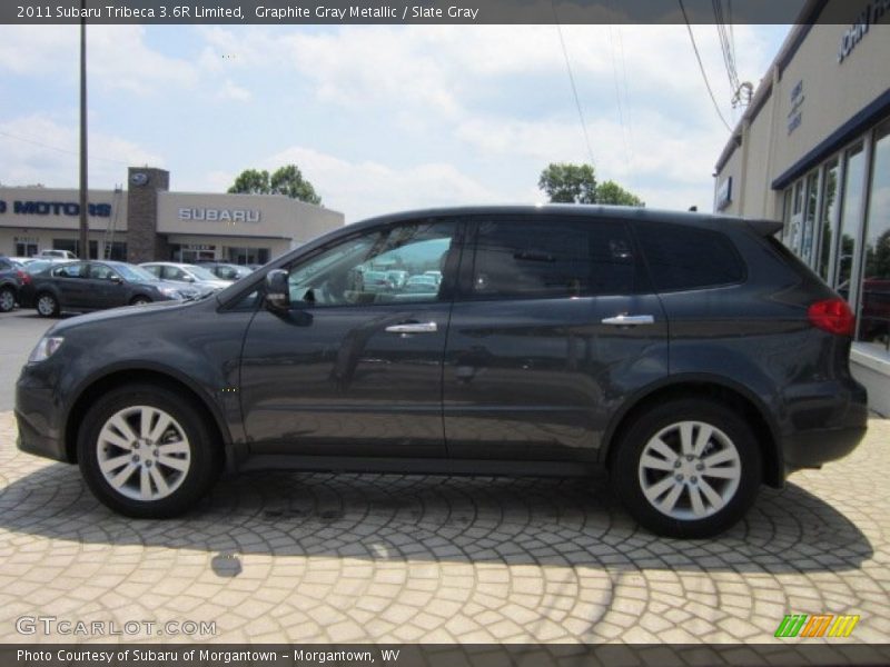 Graphite Gray Metallic / Slate Gray 2011 Subaru Tribeca 3.6R Limited