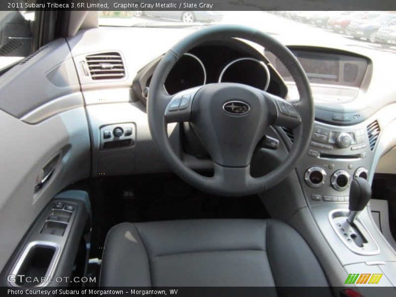 Graphite Gray Metallic / Slate Gray 2011 Subaru Tribeca 3.6R Limited