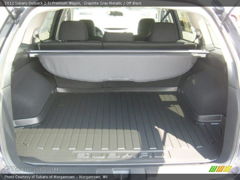 Graphite Gray Metallic / Off Black 2011 Subaru Outback 2.5i Premium Wagon