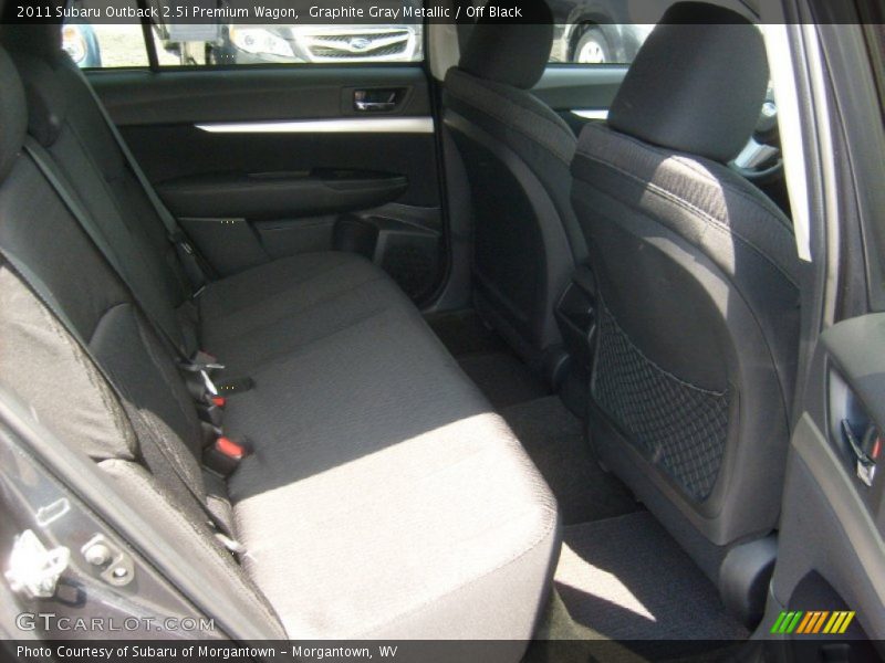 Graphite Gray Metallic / Off Black 2011 Subaru Outback 2.5i Premium Wagon