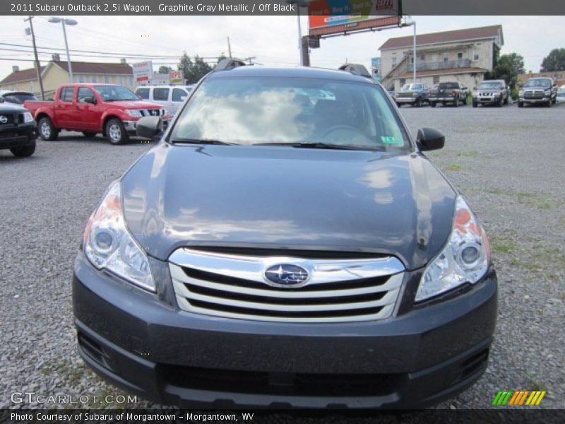 Graphite Gray Metallic / Off Black 2011 Subaru Outback 2.5i Wagon