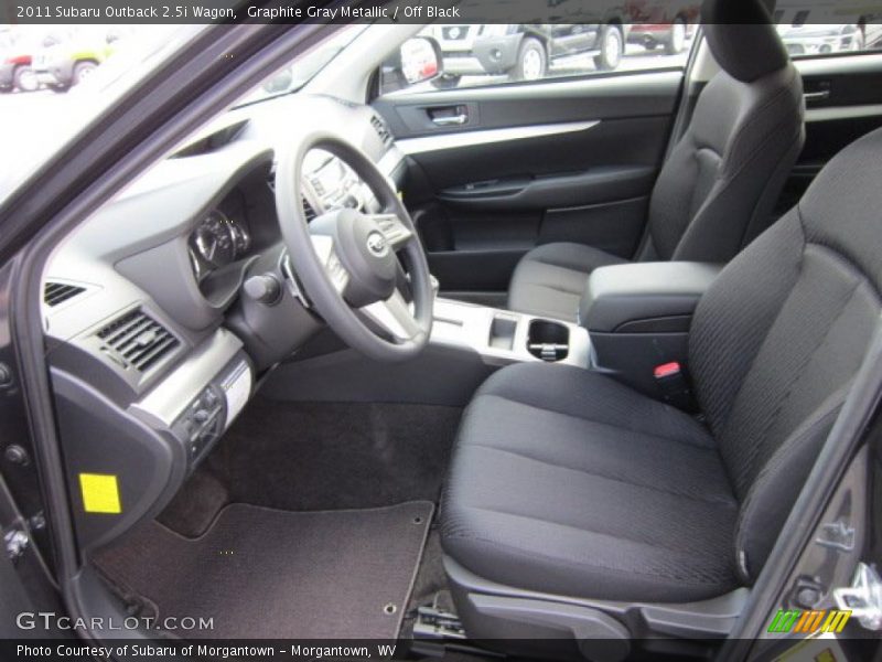  2011 Outback 2.5i Wagon Off Black Interior