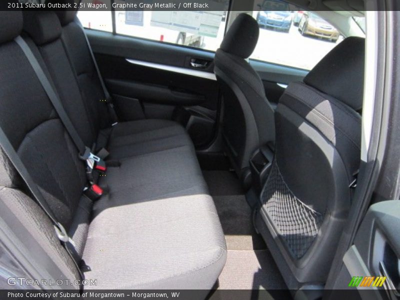 Graphite Gray Metallic / Off Black 2011 Subaru Outback 2.5i Wagon