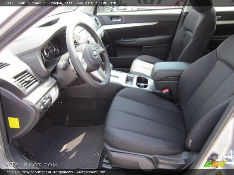 2011 Outback 2.5i Wagon Off Black Interior