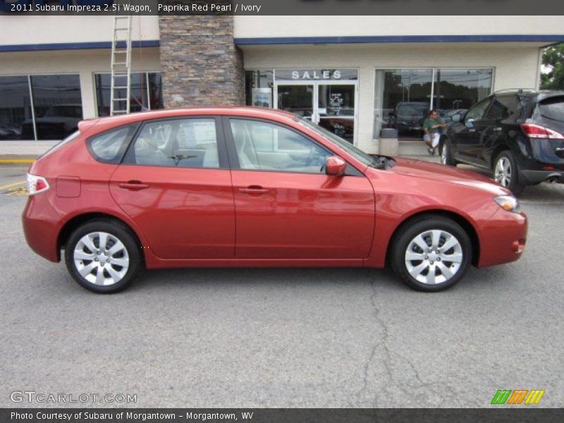 Paprika Red Pearl / Ivory 2011 Subaru Impreza 2.5i Wagon