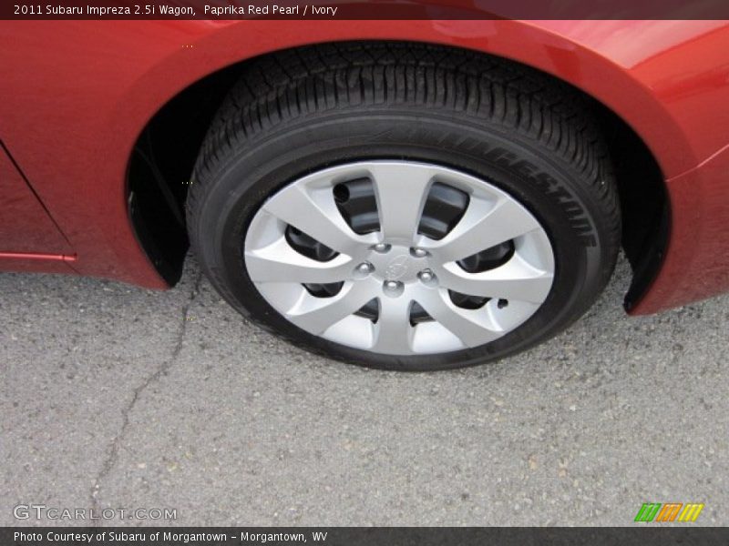 Paprika Red Pearl / Ivory 2011 Subaru Impreza 2.5i Wagon