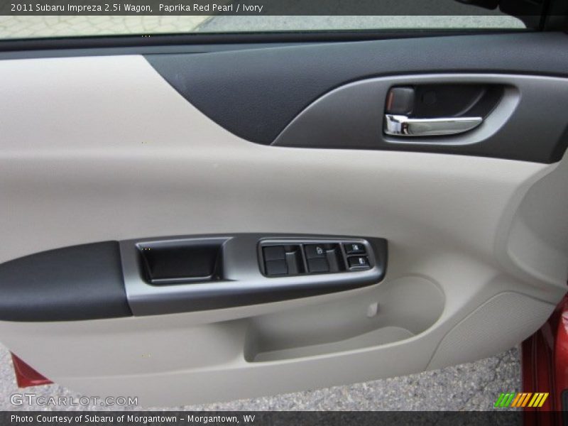 Paprika Red Pearl / Ivory 2011 Subaru Impreza 2.5i Wagon