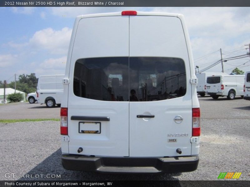 Blizzard White / Charcoal 2012 Nissan NV 2500 HD S High Roof