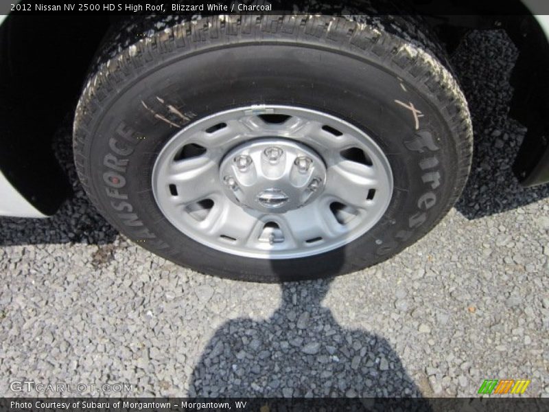 Blizzard White / Charcoal 2012 Nissan NV 2500 HD S High Roof