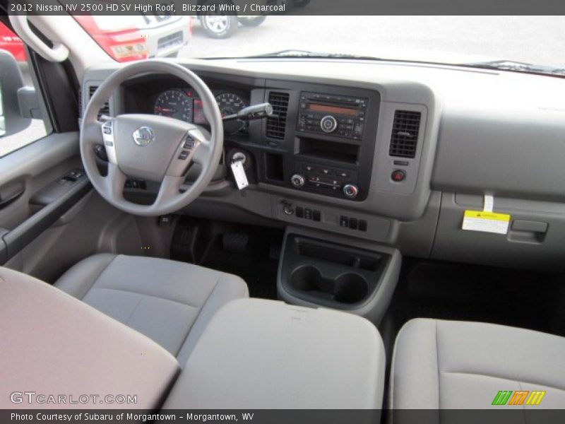 Blizzard White / Charcoal 2012 Nissan NV 2500 HD SV High Roof