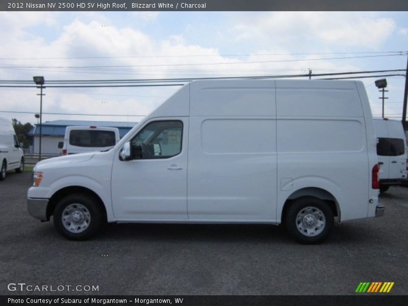Blizzard White / Charcoal 2012 Nissan NV 2500 HD SV High Roof