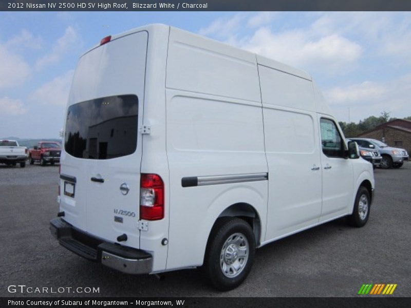 Blizzard White / Charcoal 2012 Nissan NV 2500 HD SV High Roof